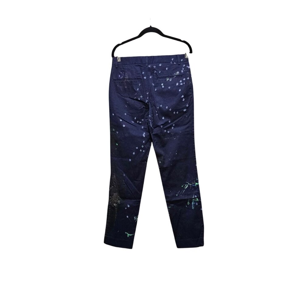 H&M Skinny‎ Fit Paint Splatter Pants US 30R - Picture 2 of 8